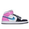 Originale Nike Air Jordan 1 Metà GS Brevetto Multi Uomini e Donne di pallacanestro di sport shoes size 36-45 CZ9834-100